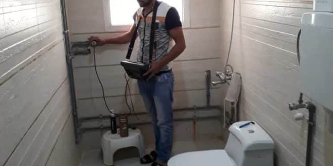 شركة صيانة تابعة لشركة المياه الوطنية لكشف وإصلاح تسربات الماء