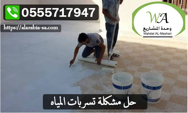 حل مشكلة تسربات المياه